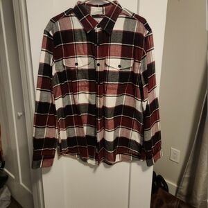 Mens L American Eagle flannel